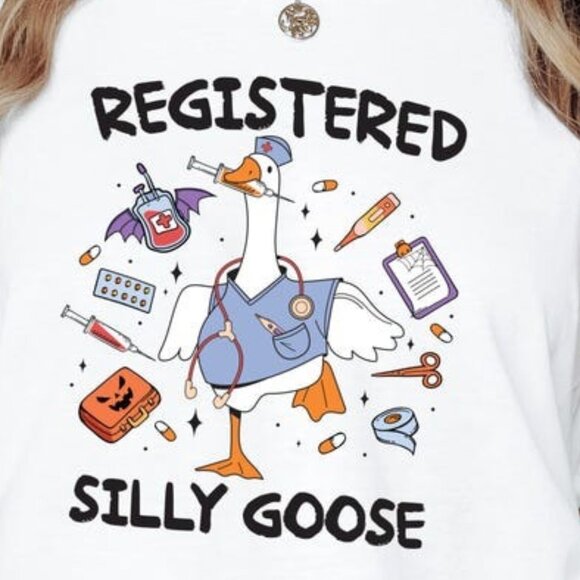 Nurse Silly Goose Shirt, Nursing Student Shirt - Picture 2 of 4